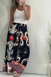 Comfortable Wide-Leg and Printed Pants for Fashionable Summer Style - Himpall